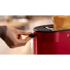 Toaster Bosch TAT2M124 — 2-Scheiben 950 W, rot, Brotzentrierung, Auftauen, Lift