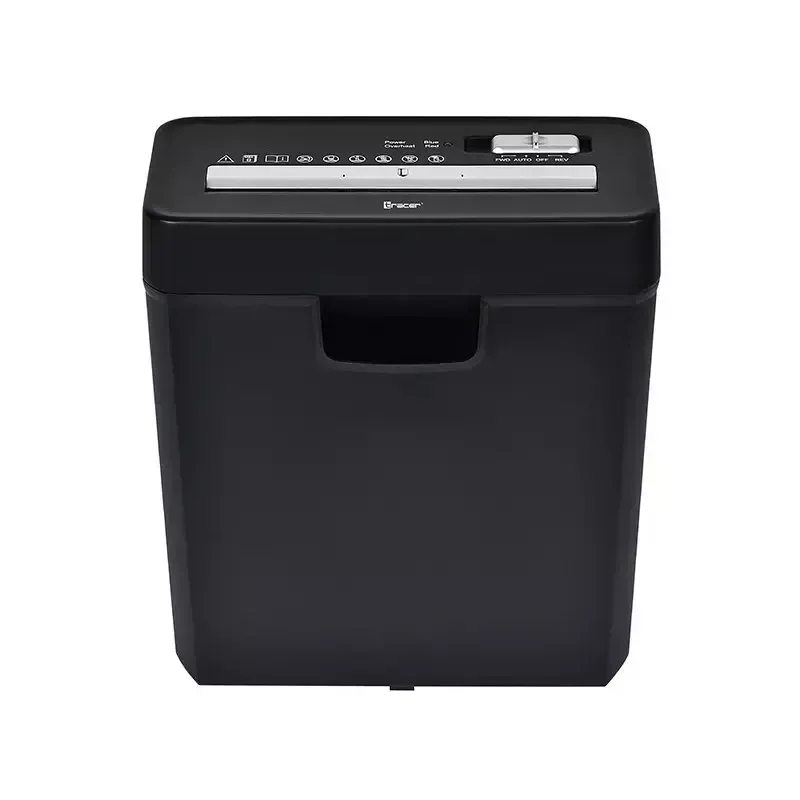 Aktenvernichter TRACER Edge10L Kreuzschnitt, 10-Blatt-Kapazität, 6 mm Schnitt, 10 L Behälter, schwarz