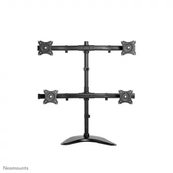 Neomounts NM-D335D4Schwarz Monitorhalterung 10-27 Zoll, Klemme/Freistehend/Tischdurchführung, 8 kg, 25.4 cm (10 Zoll), 68.6 cm (27 Zoll), 100 x 100 mm, Schwarz