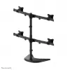 Neomounts NM-D335D4Schwarz Monitorhalterung 10-27 Zoll, Klemme/Freistehend/Tischdurchführung, 8 kg, 25.4 cm (10 Zoll), 68.6 cm (27 Zoll), 100 x 100 mm, Schwarz