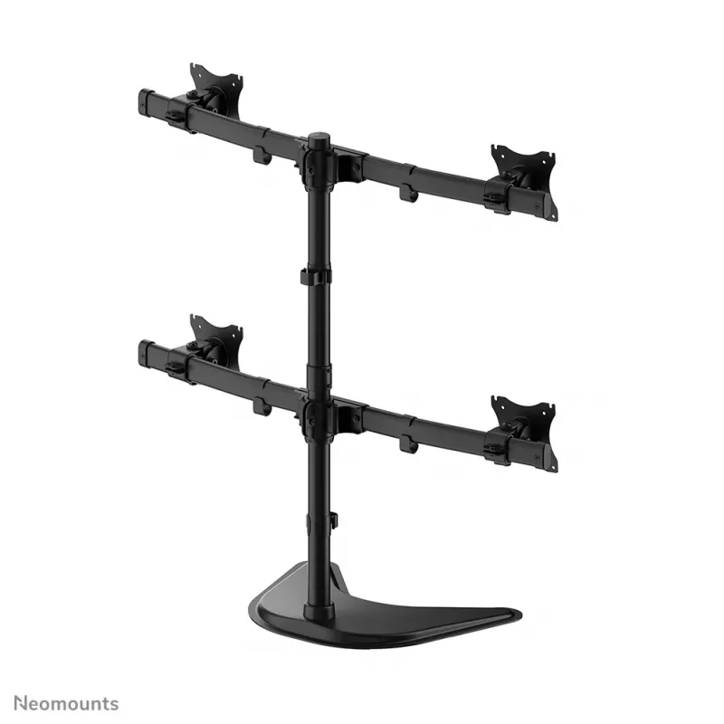 Neomounts NM-D335D4Schwarz Monitorhalterung 10-27 Zoll, Klemme/Freistehend/Tischdurchführung, 8 kg, 25.4 cm (10 Zoll), 68.6 cm (27 Zoll), 100 x 100 mm, Schwarz