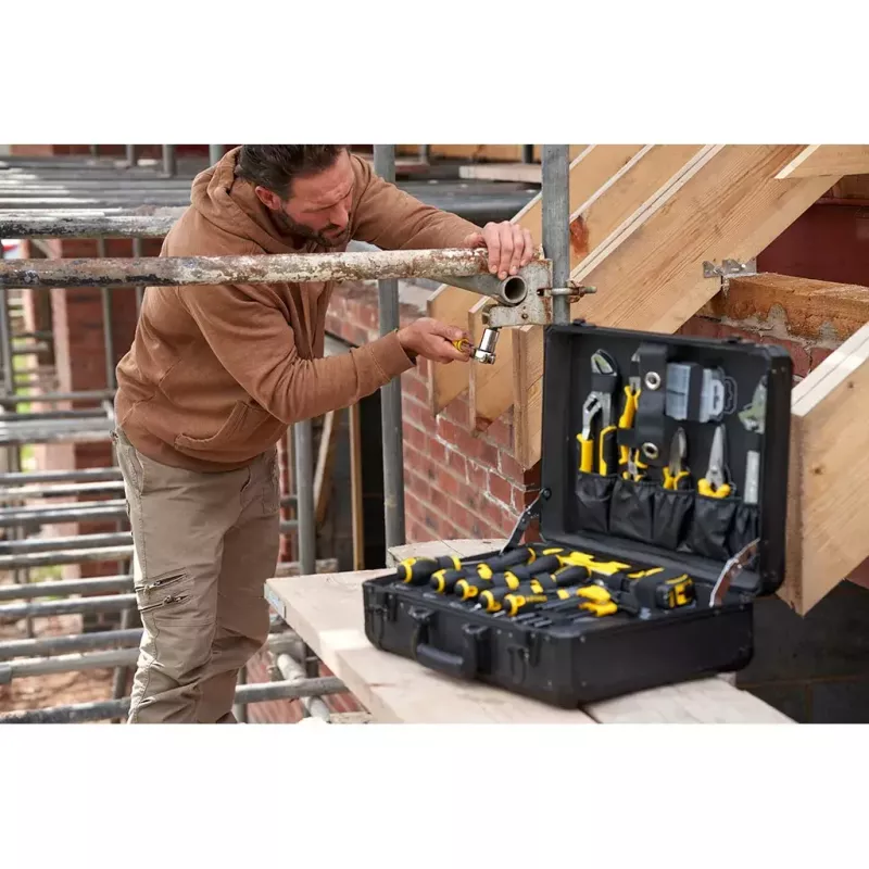 Mechaniker-Werkzeugsatz Stanley STMT98109-1 142 Werkzeuge Schwarz Gelb