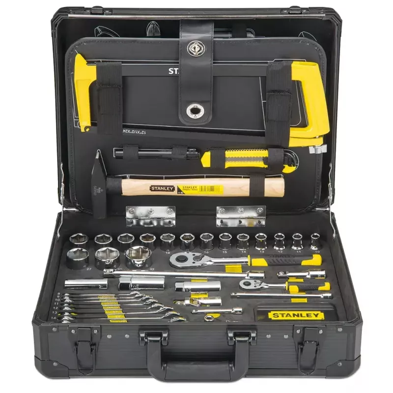 Mechaniker-Werkzeugsatz Stanley STMT98109-1 142 Werkzeuge Schwarz Gelb