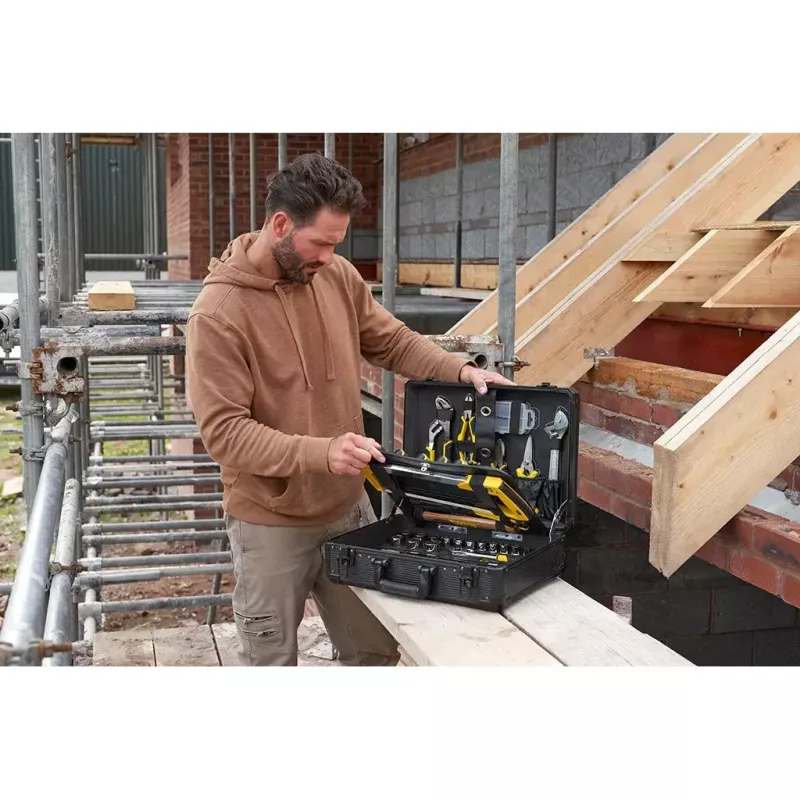 Mechaniker-Werkzeugsatz Stanley STMT98109-1 142 Werkzeuge Schwarz Gelb