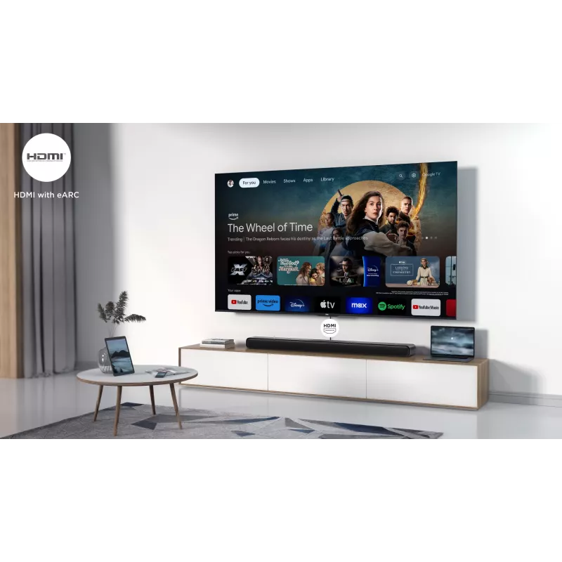 TCL S S45H Class 2.0-Kanal Soundbar mit Dolby Atmos, DTS Virtual:X und Bluetooth-Musikstreaming