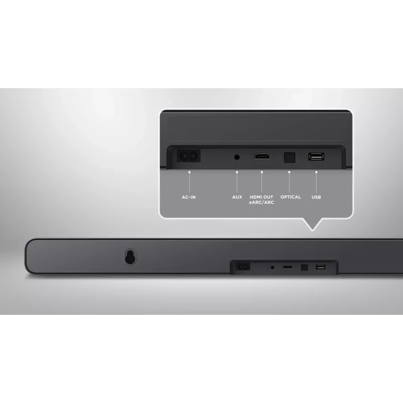 TCL S S45H Class 2.0-Kanal Soundbar mit Dolby Atmos, DTS Virtual:X und Bluetooth-Musikstreaming