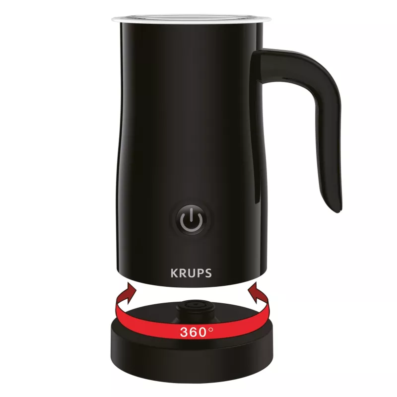 Krups XL1008 Automatischer Milchaufschäumer/-erwärmer, schwarz