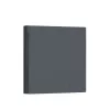 AQARA Smart Wall Switch H1 EU (Mit Neutralleiter, Doppelwippe) (WS-EUK04-G), Grau – Zigbee-Wandschalter mit Doppelrelais