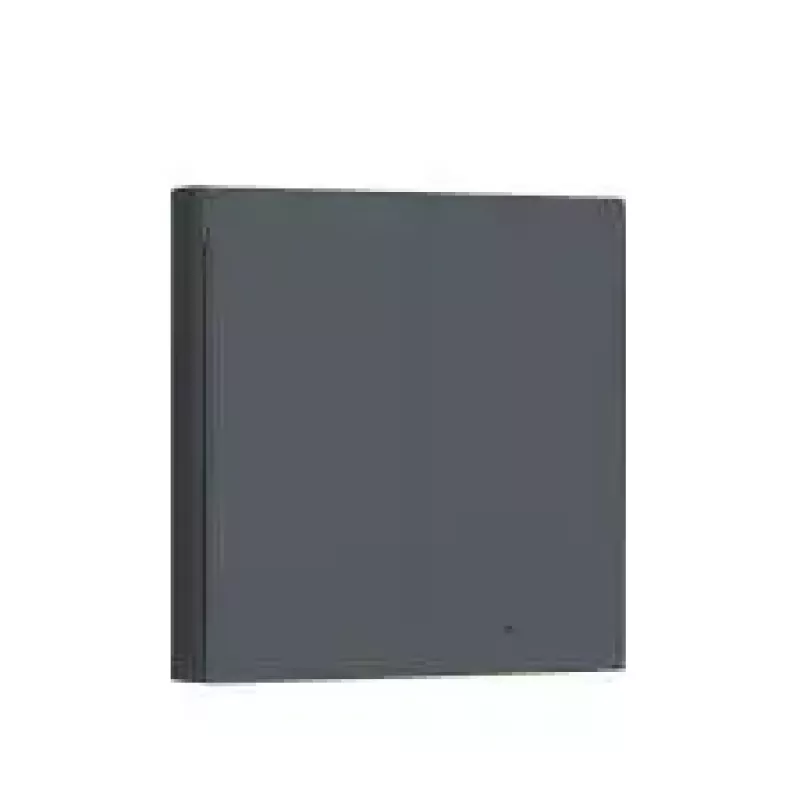 AQARA Smart Wall Switch H1 EU (Mit Neutralleiter, Doppelwippe) (WS-EUK04-G), Grau – Zigbee-Wandschalter mit Doppelrelais