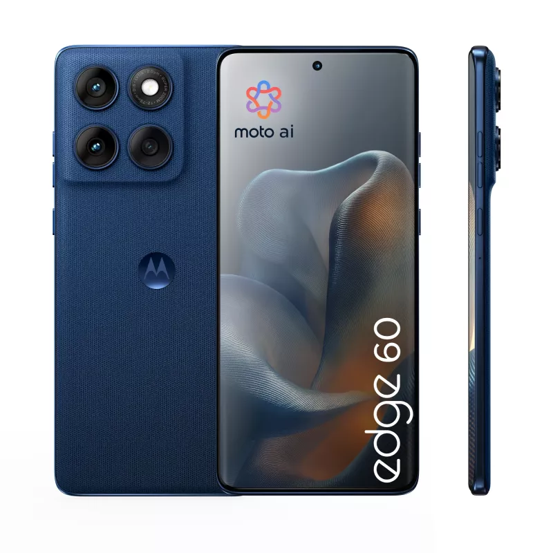 Motorola edge 60 16,9 cm (6,67 Zoll) Dual SIM Android 15 5G USB Typ-C 12 GB 256 GB 5200 mAh Blau
