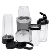 Tischmixer Adler AD 4084 Smoothie Set — 500 W (max. 1200 W), 0,7 l Glaskrug, abnehmbarer Behälter, schwarz