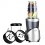 Tischmixer Adler AD 4084 Smoothie Set — 500 W (max. 1200 W), 0,7 l Glaskrug, abnehmbarer Behälter, schwarz