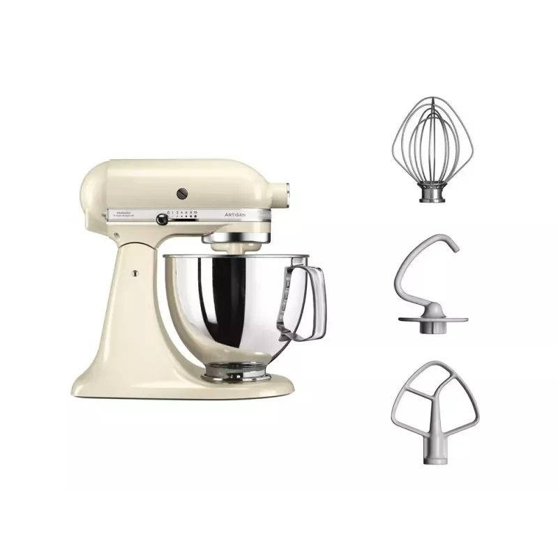 Standmixer KITCHENAID 5KSM125EAC — 300 W, 4,8-L-Schüssel, 10 Geschwindigkeiten, creme