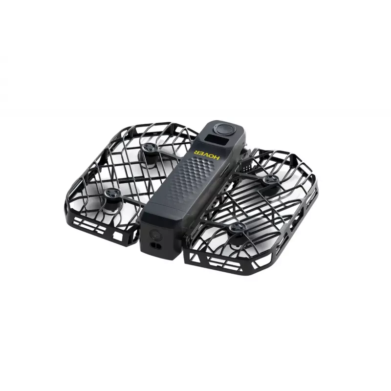 Drohne HOVERAir X1 ProMax — 4 Rotoren, 48-MP-Kamera, 7680×4320 Video, 16,6 m/s, 1000 m Reichweite, 1920 mAh, 64 GB interner Speicher, Schwarz