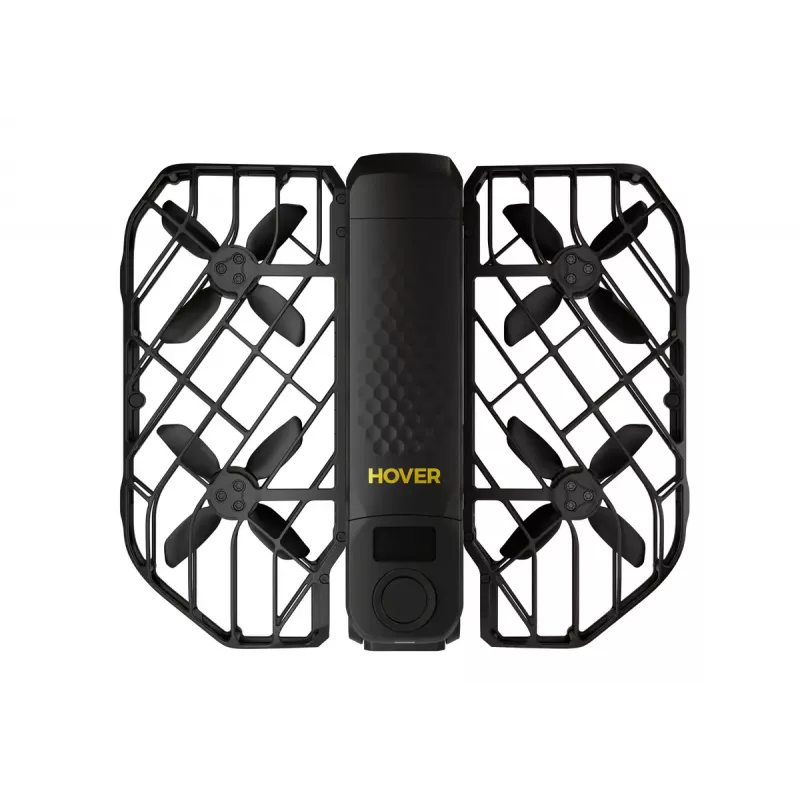 Drohne HOVERAir X1 ProMax — 4 Rotoren, 48-MP-Kamera, 7680×4320 Video, 16,6 m/s, 1000 m Reichweite, 1920 mAh, 64 GB interner Speicher, Schwarz