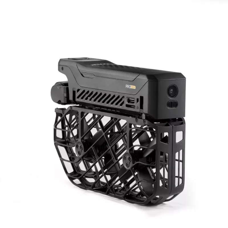 Drohne HOVERAir X1 ProMax — 4 Rotoren, 48-MP-Kamera, 7680×4320 Video, 16,6 m/s, 1000 m Reichweite, 1920 mAh, 64 GB interner Speicher, Schwarz