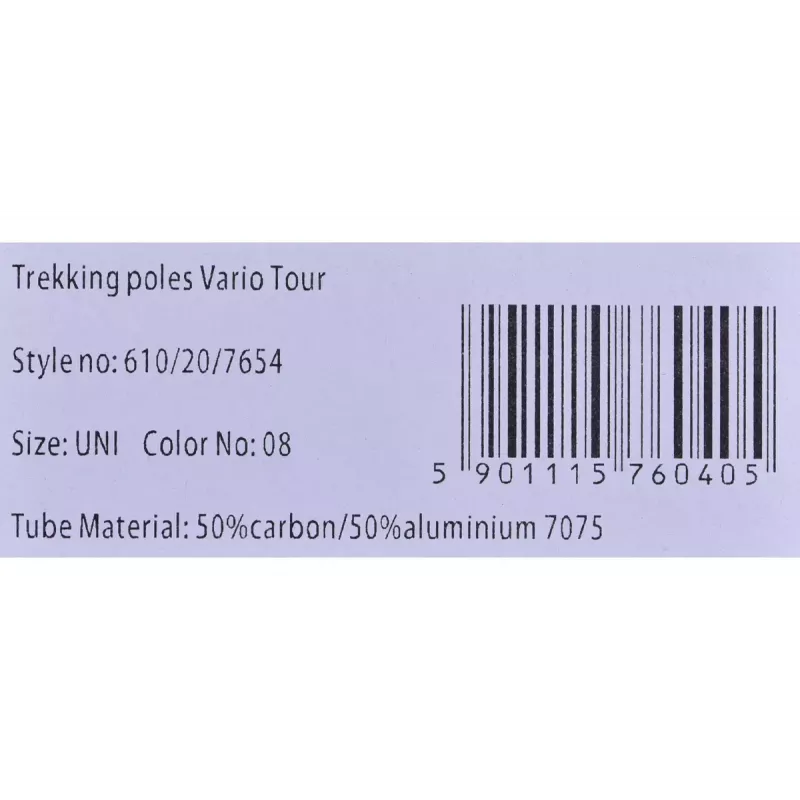 Trekingstöcke Viking Vario Tour – verstellbare Länge 135 cm, 16 mm, EVA-Griffe, 486 g (Paar)