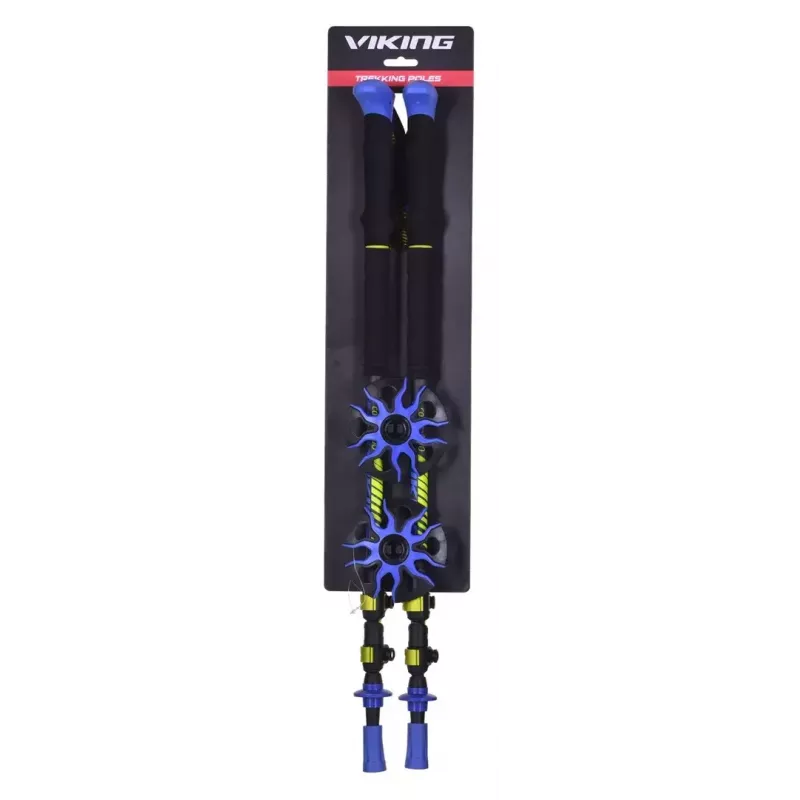 Trekkingstöcke Viking Carbo Lite Schwarz Lime, 175 cm, Carbon, 610 g