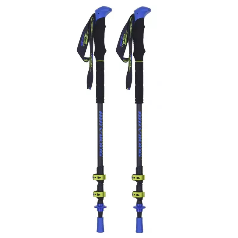 Trekkingstöcke Viking Carbo Lite Schwarz Lime, 175 cm, Carbon, 610 g