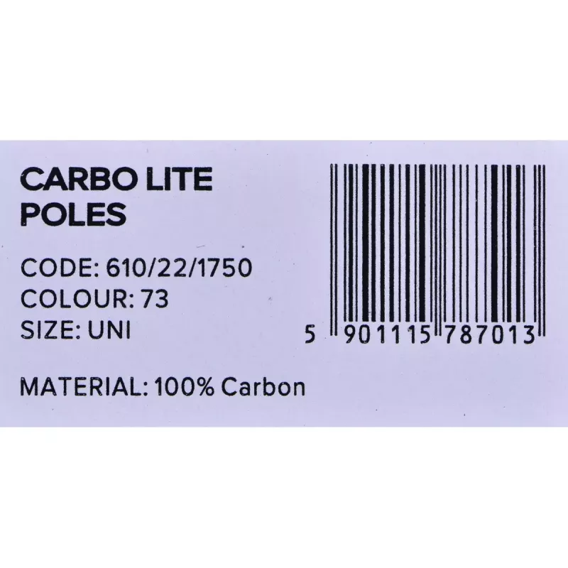 Trekkingstöcke Viking Carbo Lite Schwarz Lime, 175 cm, Carbon, 610 g