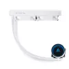 All-in-One-Flüssigkühler CHIEFTEC ICEBERG 240-RGB-W – 240-mm-Radiator, 2 x 120-mm-RGB-Lüfter, weiß
