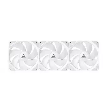 All-in-One-Flüssigkeitskühler CHIEFTEC CLC-360-RGB-W — 360 mm Radiator, 3x 120 mm RGB-Lüfter, weiß, 40 cm Schläuche