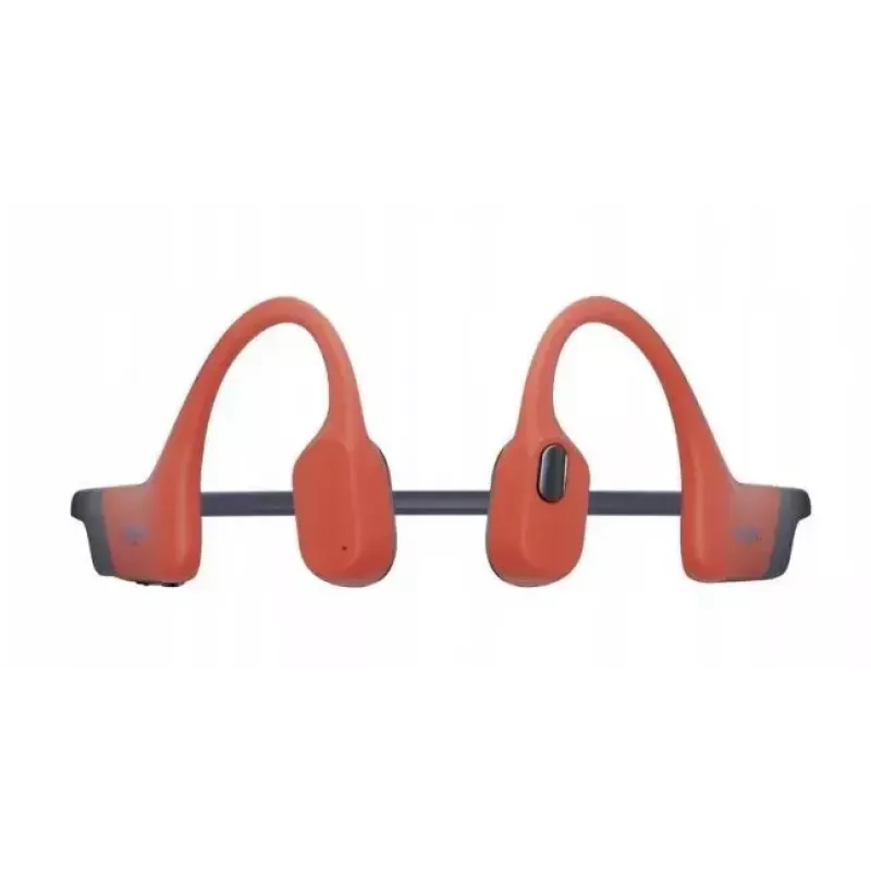 Knochenleitungs-Kopfhörer Shokz OpenSwim Pro — binaural, IP68 wasserdicht, Bluetooth 5.2, bis zu 9 Std. Laufzeit, Ohrbügel, rot
