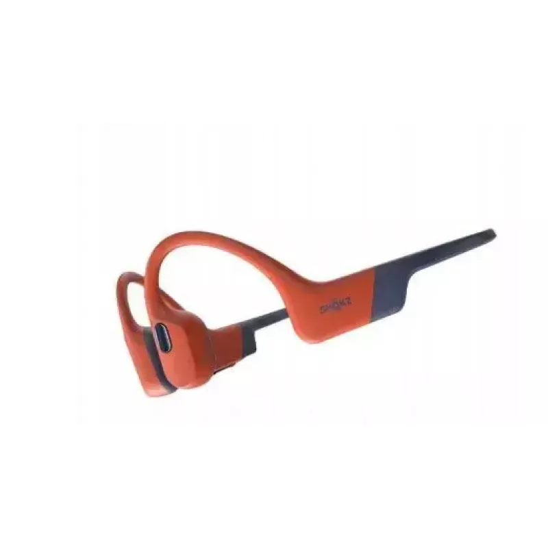 Knochenleitungs-Kopfhörer Shokz OpenSwim Pro — binaural, IP68 wasserdicht, Bluetooth 5.2, bis zu 9 Std. Laufzeit, Ohrbügel, rot