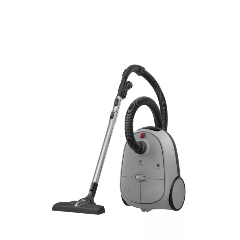 Staubsauger-Zylinder Electrolux EB61A5UG — 3,5 L Staubbeutel, 750 W, 12 m Radius, Turbobürste, Edelstahl-Teleskoprohr