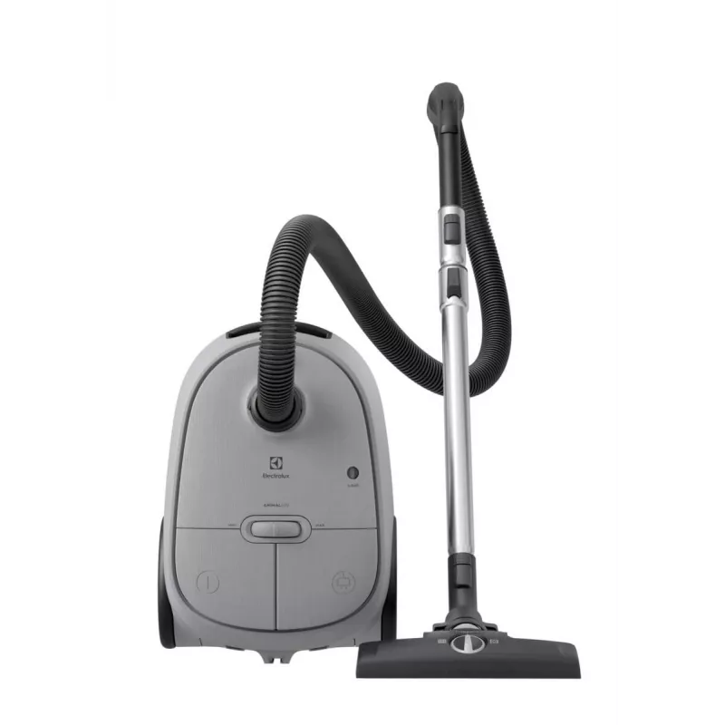 Staubsauger-Zylinder Electrolux EB61A5UG — 3,5 L Staubbeutel, 750 W, 12 m Radius, Turbobürste, Edelstahl-Teleskoprohr