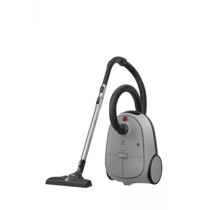 Staubsauger-Zylinder Electrolux EB61A5UG — 3,5 L Staubbeutel, 750 W, 12 m Radius, Turbobürste, Edelstahl-Teleskoprohr