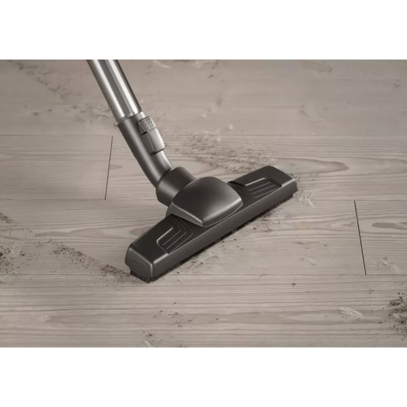 Staubsauger-Zylinder Electrolux EB61A5UG — 3,5 L Staubbeutel, 750 W, 12 m Radius, Turbobürste, Edelstahl-Teleskoprohr