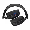 Skullcandy Crusher Evo Kopfhörer – kabelloses & kabelgebundenes Over-Ear-Headset, Bluetooth 5.0, 40 h Akku, USB-C, 3,5 mm, faltbar, schwarz