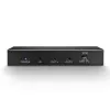 Lindy 2 Port HDMI 2.0 18G Splitter, HDMI, 2x HDMI, 3840 x 2160 Pixel, Schwarz, Metall, CE, FCC, RoHS, REACH, California Proposition 65