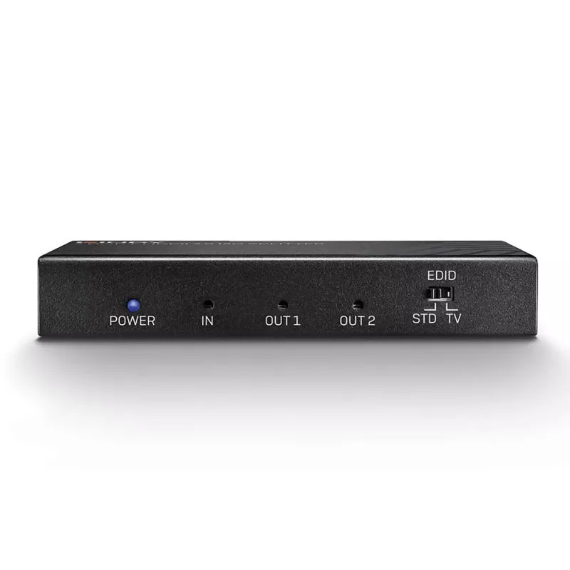 Lindy 2 Port HDMI 2.0 18G Splitter, HDMI, 2x HDMI, 3840 x 2160 Pixel, Schwarz, Metall, CE, FCC, RoHS, REACH, California Proposition 65