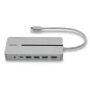 Lindy DST-Mx Duo USB-C Mini-Dockingstation für Laptop/MacBook mit Dual-Display (4K) und 100 W Pass-Through-Ladung