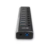 Lindy 10 Port USB 3.0 Hub mit Ein-/Ausschaltern