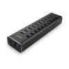 Lindy 10 Port USB 3.0 Hub mit Ein-/Ausschaltern