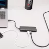 Lindy DST-Mini USB-C Laptop Mini Dockingstation mit 4K-Unterstützung und 100W Durchsatzladung