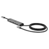 Lindy DST-Micro 140, USB-C Laptop Micro Dockingstation mit 4K-Unterstützung und 1,4 m 60W-Ladekabel