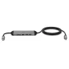 Lindy DST-Micro 140, USB-C Laptop Micro Dockingstation mit 4K-Unterstützung und 1,4 m 60W-Ladekabel
