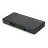 Lindy DST-Micro, USB-C Laptop Micro Docking Station mit 4K-Unterstützung und 100W Durchschleifladung
