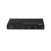 Lindy 2 Port HDMI 8K60 Splitter mit Audio, HDMI, 2x HDMI, 3,5 mm, 7680 x 4320 Pixel, Schwarz, Metall