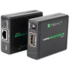 AV-Sender und -Empfänger TECHLY IDATA EXT-E70 — HDMI-Verlängerung über Cat6/6a/7-Kabel, Full HD 1920x1080, 60 m, 10,2 Gbit/s, HDCP, schwarz