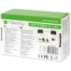 AV-Sender und -Empfänger TECHLY IDATA EXT-E70 — HDMI-Verlängerung über Cat6/6a/7-Kabel, Full HD 1920x1080, 60 m, 10,2 Gbit/s, HDCP, schwarz