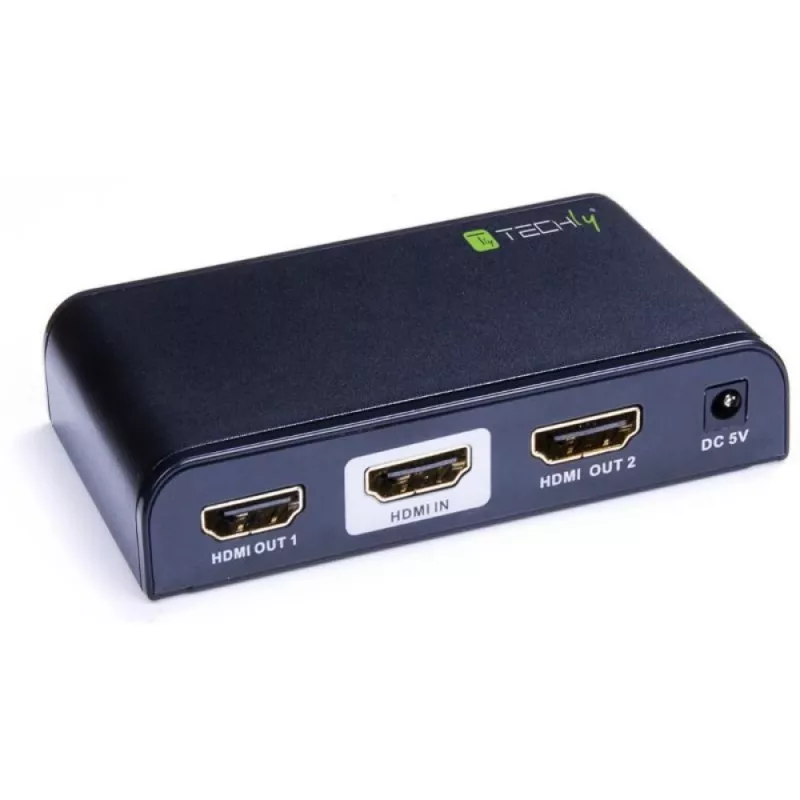 Techly IDATA HDMI2-4K2 Video-Splitter HDMI 2x HDMI