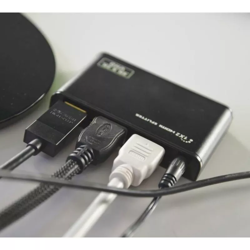 Techly IDATA HDMI2-4K2 Video-Splitter HDMI 2x HDMI