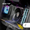 Mars Gaming MCPU-X4 Prozessor Luftkühler 12 cm Schwarz 1 Stk.