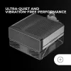 Mars Gaming MCPU-X4 Prozessor Luftkühler 12 cm Schwarz 1 Stk.