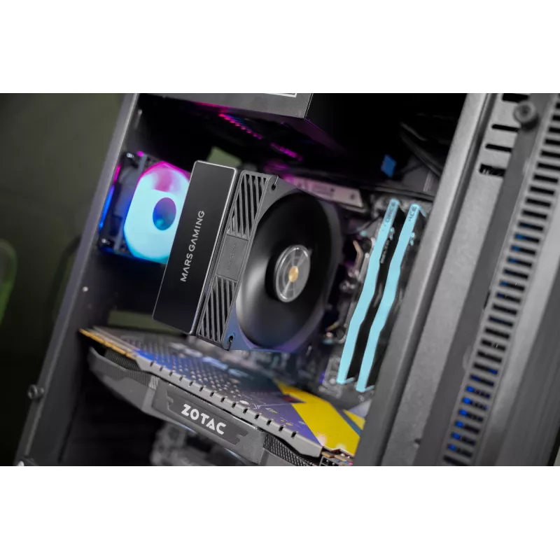 Mars Gaming MCPU-X4 Prozessor Luftkühler 12 cm Schwarz 1 Stk.